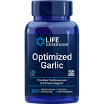 Optimized Garlic 200 capsules Life Extension - Nutrigeek