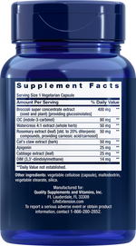 Triple Action Cruciferous Vegetable Extract 60 capsules Life Extension - Nutrigeek