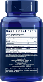 D-Ribose 100 tablets Life Extension - Nutrigeek