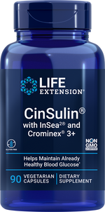 CinSulin® with InSea2® and Crominex® 3+ 90 capsules Life Extension - Nutrigeek