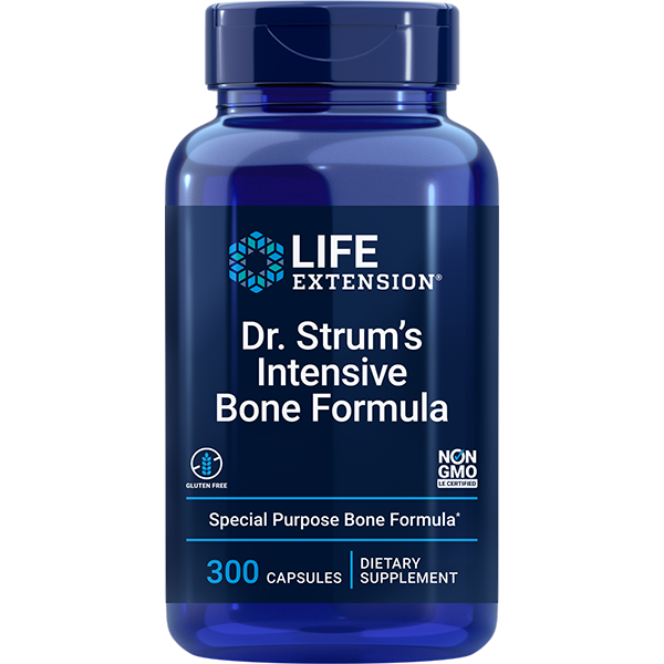 Dr. Strum's Intensive Bone Formula 300 capsules Life Extension - Nutrigeek