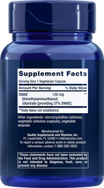 DMAE Bitartrate 150 mg 200 capsules Life Extension - Nutrigeek