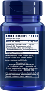 Krill Healthy Joint Formula 30 softgels Life Extension - Nutrigeek