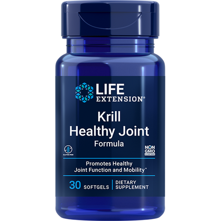 Krill Healthy Joint Formula 30 softgels Life Extension - Nutrigeek