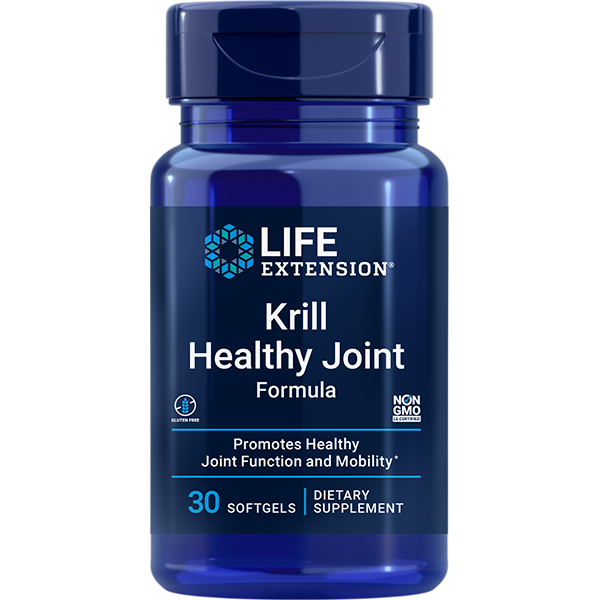 Krill Healthy Joint Formula 30 softgels Life Extension - Nutrigeek