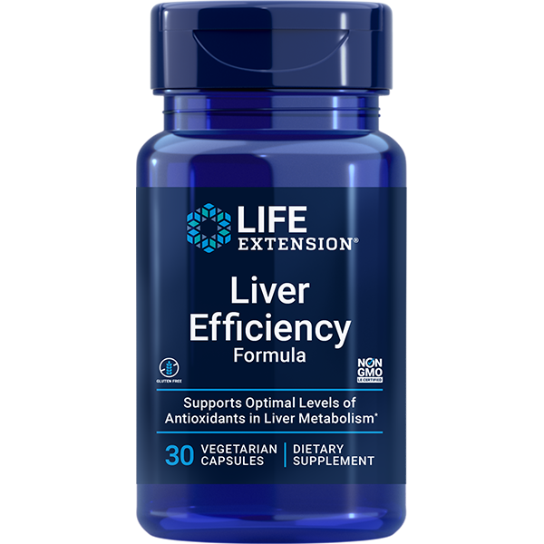 Liver Efficiency Formula 30 capsules Life Extension - Nutrigeek