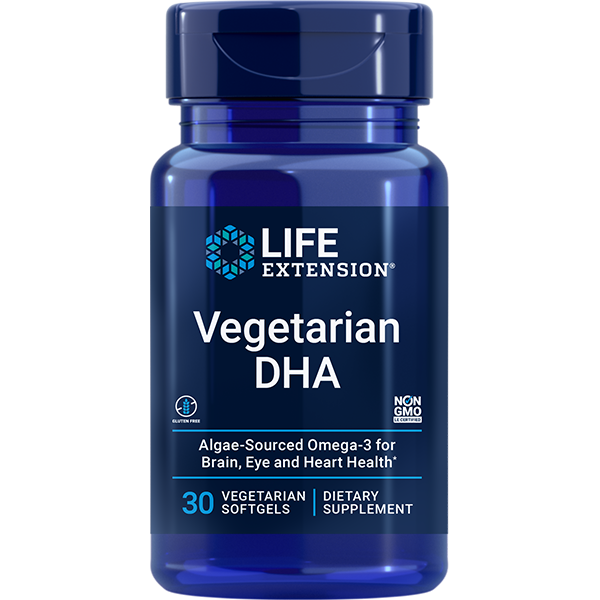 Vegetarian DHA 30 softgels Life Extension - Nutrigeek