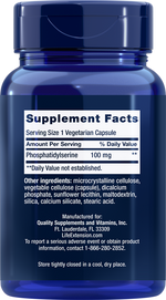 PS Caps 100 mg 100 capsules Life Extension - Nutrigeek