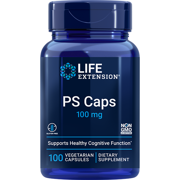 PS Caps 100 mg 100 capsules Life Extension - Nutrigeek