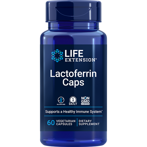 Lactoferrin Caps 60 capsules Life Extension - Nutrigeek