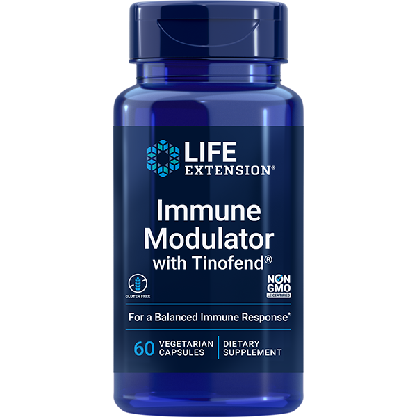Immune Modulator with Tinofend® 60 capsules Life Extension - Nutrigeek