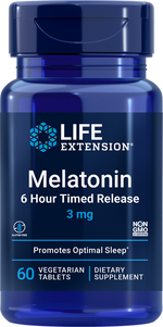 Melatonin 6 Hour Timed Release Life Extension - Nutrigeek