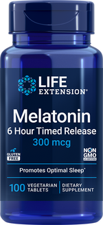Melatonin 6 Hour Timed Release Life Extension - Nutrigeek