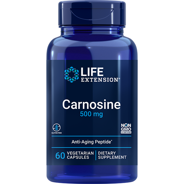 Carnosine 500 mg 60 capsules Life Extension - Nutrigeek