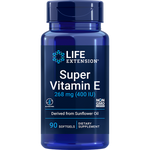 Super Vitamin E 268 mg (400 IU), 90 softgels Life Extension - Nutrigeek