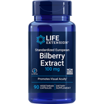 Standardized European Bilberry Extract 100 mg 90 capsules Life Extension - Nutrigeek