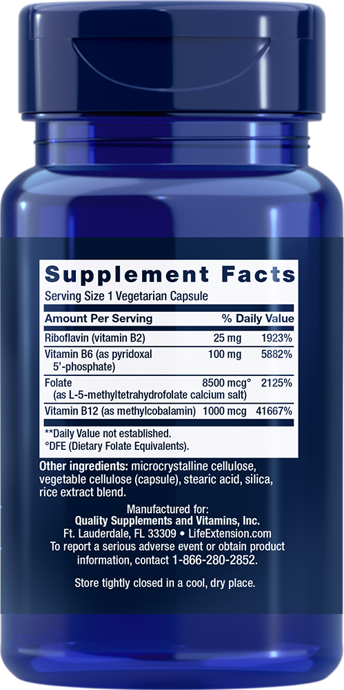 Homocysteine Resist 60 capsules Life Extension - Nutrigeek