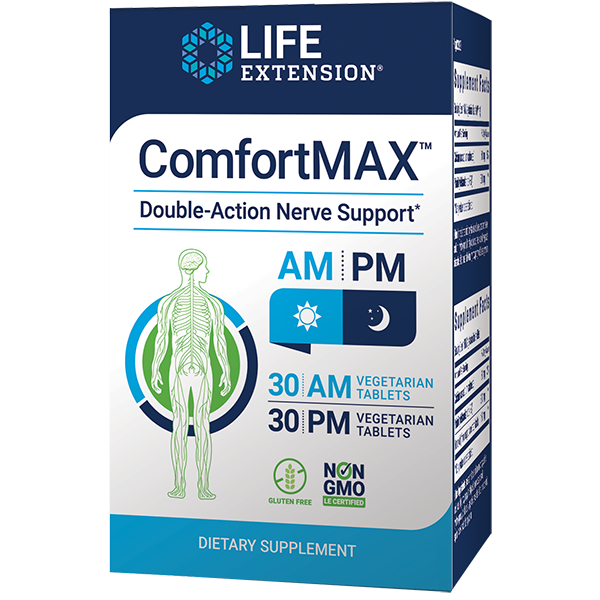 ComfortMAX™ 60 AM/PM tablets Life Extension - Nutrigeek