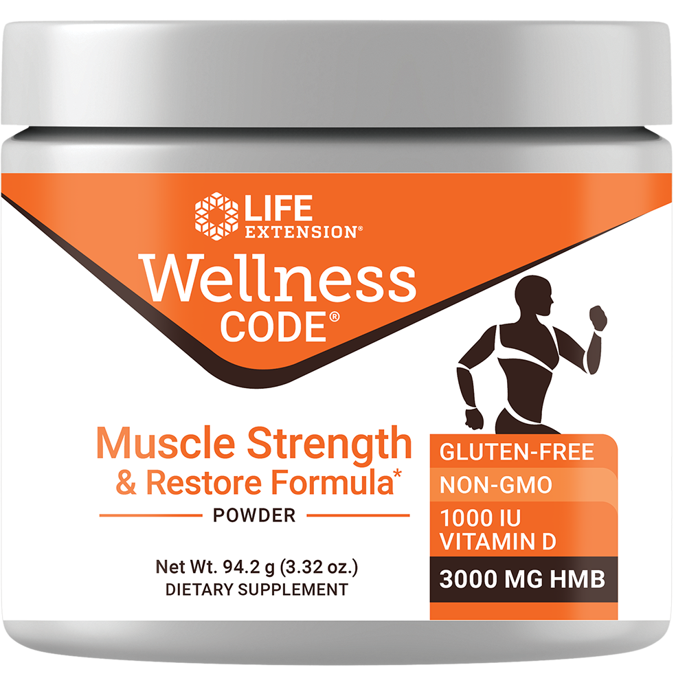 Wellness Code® Muscle Strength & Restore Formula 3.32 oz (94.2g) Life Extension - Nutrigeek