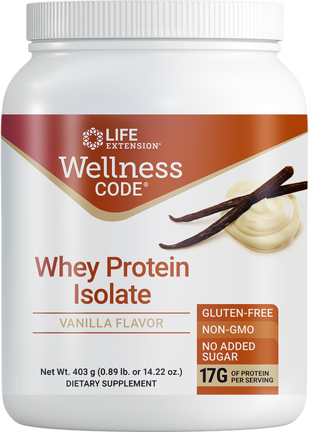 Wellness Code® Whey Protein Isolate Life Extension - Nutrigeek