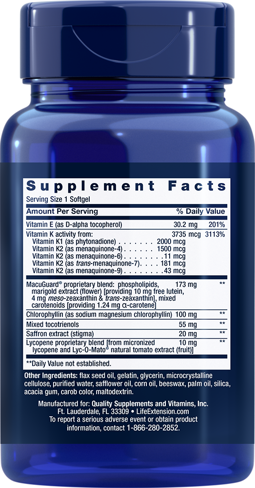 Once-Daily Health Booster softgels Life Extension - Nutrigeek