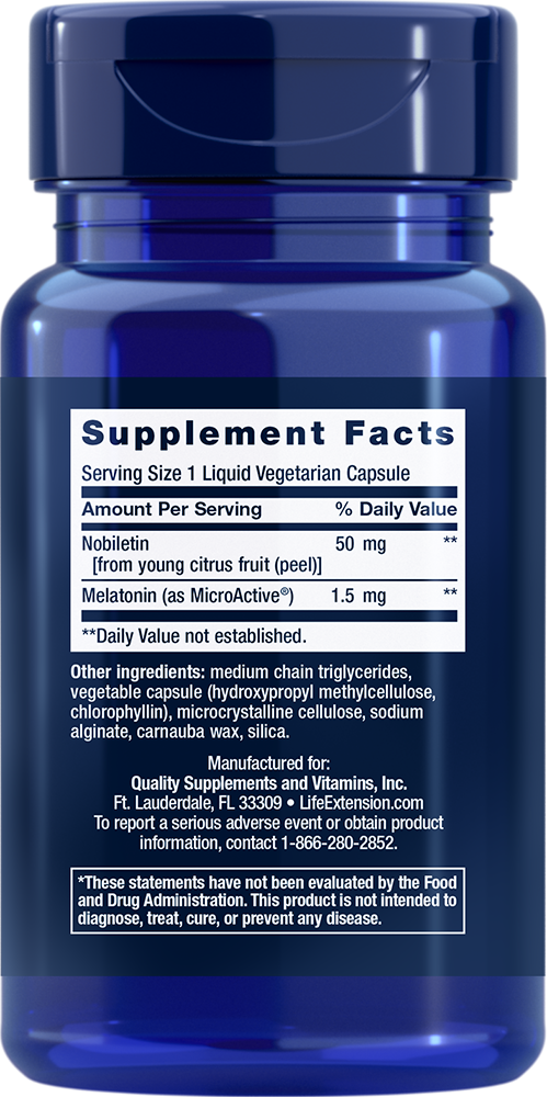 Circadian Sleep 30 liquid capsules Life Extension - Nutrigeek