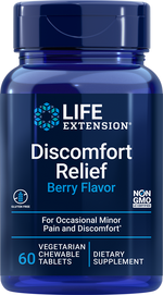 Discomfort Relief (Berry Flavor) 60 chewable tablets Life Extension - Nutrigeek
