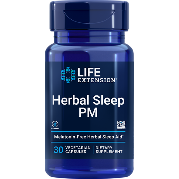 Herbal Sleep PM 30 capsules Life Extension - Nutrigeek
