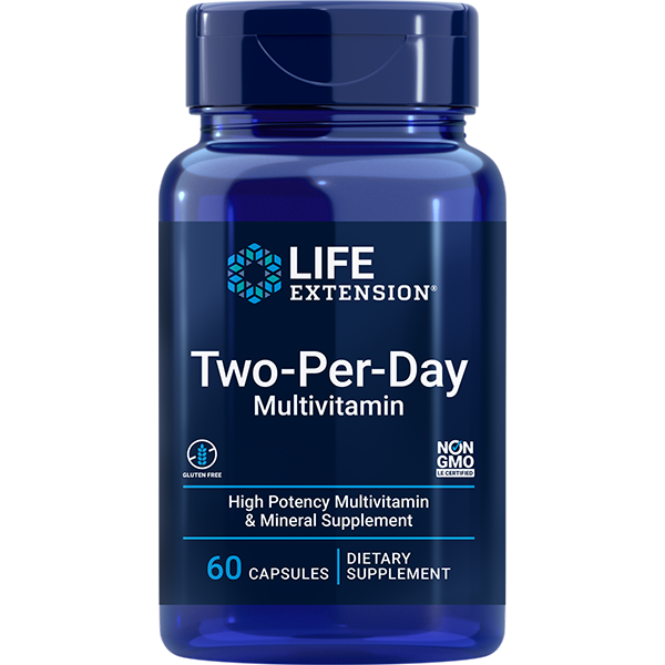 Two Per Day Multivitamin capsules Life Extension - Nutrigeek