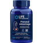 Prenatal Advantage 120 easy-to-swallow softgels Life Extension - Nutrigeek