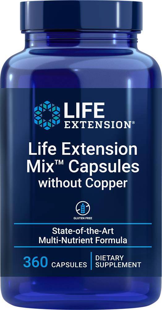 Life Extension Mix™ without Copper 360 capsules Life Extension - Nutrigeek