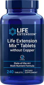 Life Extension Mix™ Tablets without Copper 240 tablets Life Extension - Nutrigeek
