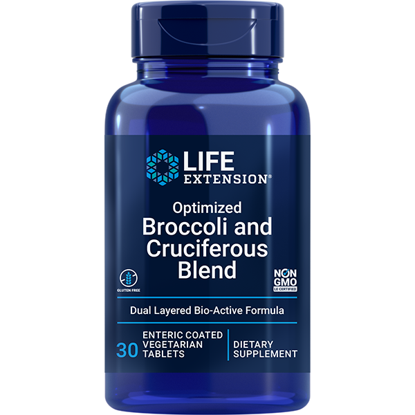 Optimized Broccoli and Cruciferous Blend 30 enteric-coated tablet Life Extension - Nutrigeek