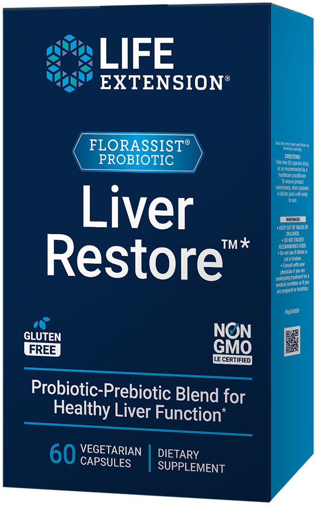 FLORASSIST® Liver Restore™ 60 capsules Life Extension - Nutrigeek