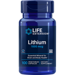 Lithium 1000 mcg 100 capsules Life Extension - Nutrigeek
