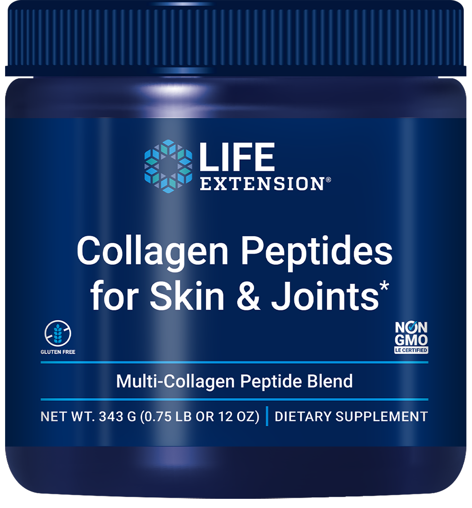Collagen Peptides for Skin & Joints 343 grams Life Extension - Nutrigeek