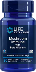 Mushroom Immune with Beta Glucans 30 capsules Life Extension - Nutrigeek