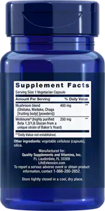 Mushroom Immune with Beta Glucans 30 capsules Life Extension - Nutrigeek