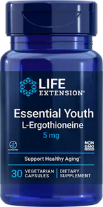 Essential Youth L-Ergothioneine 5 mg 30 capsules Life Extension - Nutrigeek