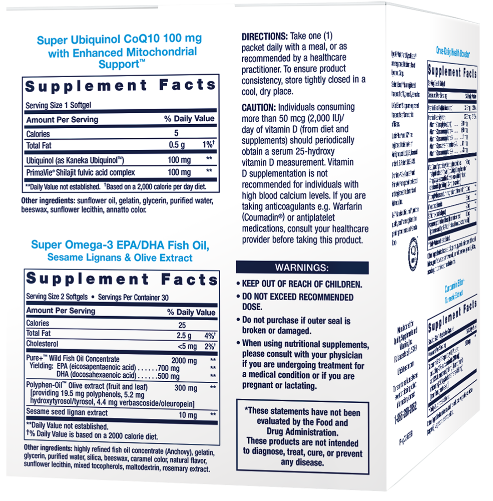 Comprehensive Nutrient Packs ADVANCED 30 Packets Life Extension - Nutrigeek
