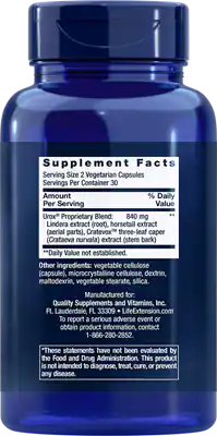 Women's Bladder Support 60 capsules Life Extension - Nutrigeek