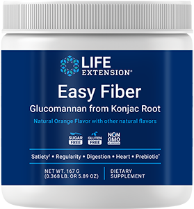 Easy Fiber Glucomannan from Konjac Root 0.37 lb (167g) Life Extension - Nutrigeek