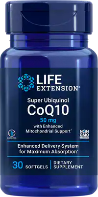 Super Ubiquinol CoQ10 with Enhanced Mitochondrial Support™ 50 mg, softgels Life Extension - Premium Vitamins & Supplements from Life Extension - Just $15.99! Shop now at Nutrigeek