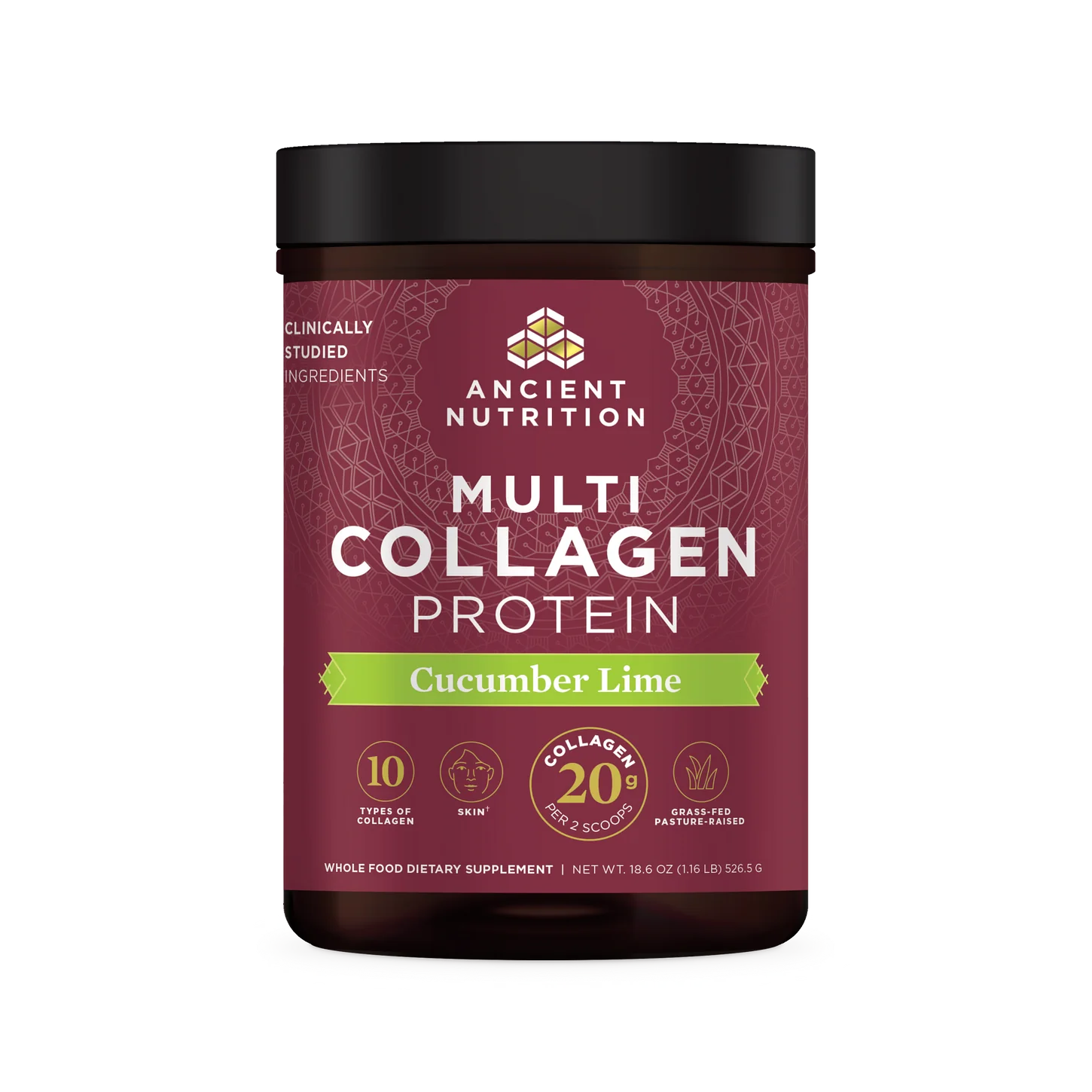 Multi Collagen Protein 45 Serving Ancient Nutrition - Nutrigeek