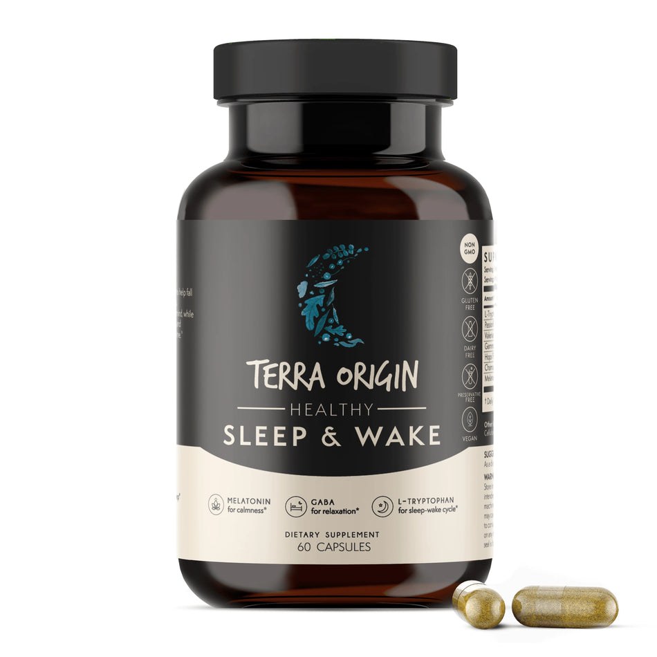 Healthy Sleep & Wake 60 capsules Terra Origin - Nutrigeek