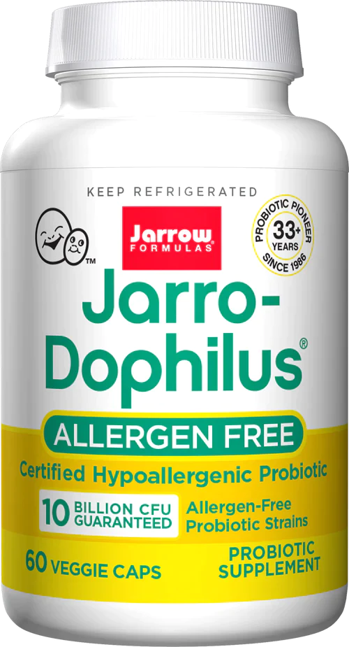 Jarro-Dophilus (Allergen Free) 60 capsules Jarrow Formulas - Premium Vitamins & Supplements from Jarrow Formulas - Just $23.49! Shop now at Nutrigeek