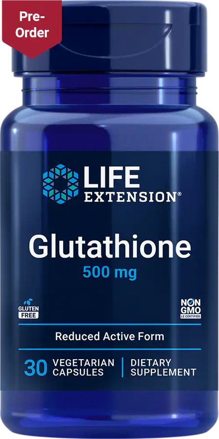 Glutathione 500 mg 30 capsules Life Extension - Nutrigeek