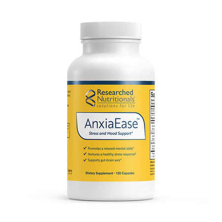 AnxiaEase™ 120 capsules Researched Nutritionals - Nutrigeek