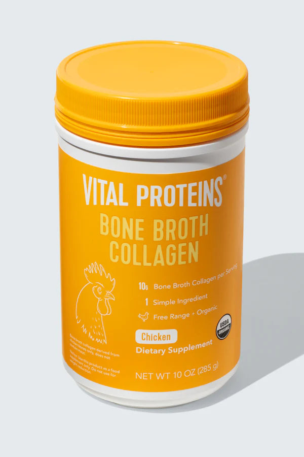 Bone Broth Collagen Chicken 10 OZ (285g) 28 Servings Vital Proteins - Nutrigeek