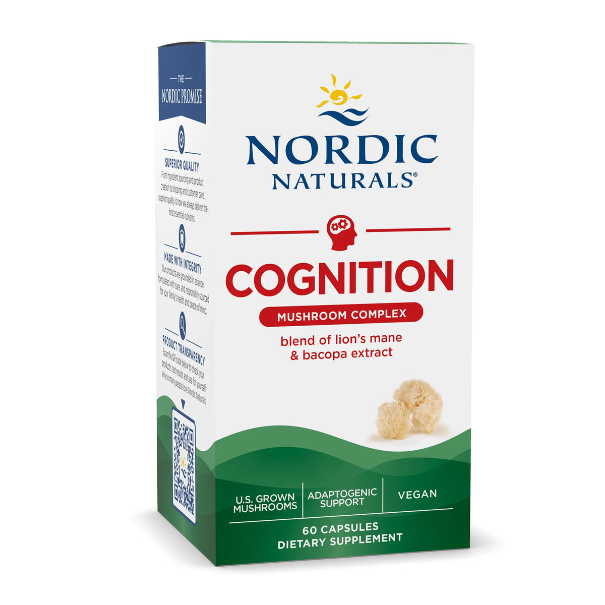 Cognition Mushroom Complex 60 Capsules Nordic Naturals - Nutrigeek